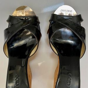 Jimmy Choo cork wedges